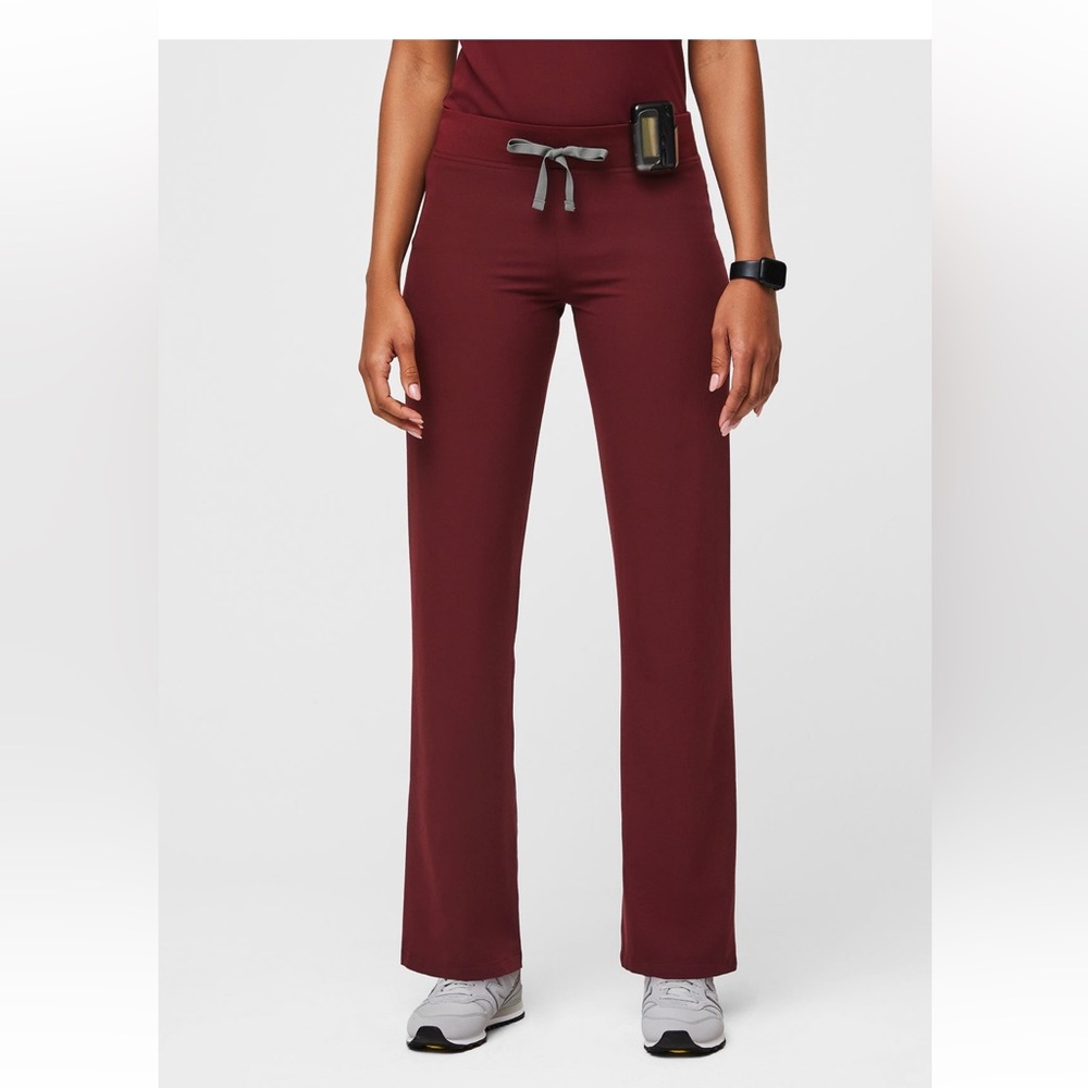 Figs Burgundy pants